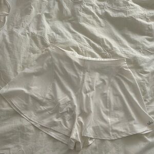 Alo White Athletic Shorts